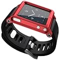 Minimal LunaTik Watch, Cinturino per iPod Nano 6G, colore: Rosso