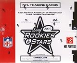 2007 Leaf Rookies & Stars Football Factory Sealed Hobby Box (4 Autographs or Memorabilia Cards & 3 Rookies Per Box)