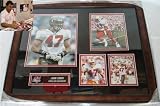 John Lynch Autographed/Hand Signed Tampa Bay Bucs 8 x 10 Photo Collage - Custom Framed