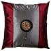 EXP Decorative Handmade Silky Silver & Red Cushion Cover / Pillow Sham - Golden Sunflower Design
