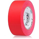 REAL Professional Premium Grade Gaffer Tape by Gaffer Power&reg; - Made in the USA - RED - 2 In X 30 Yds - Heavy Duty Gaffer's Tape - Non-Reflective - Waterproof - Multipurpose - Better than Duct Tape!