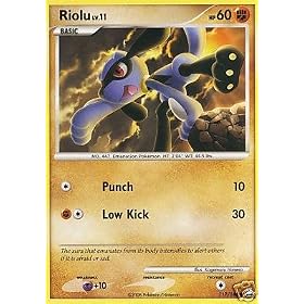 Pokemon Diamond & Pearl Legends Awakened Single Card Riolu #117 Common