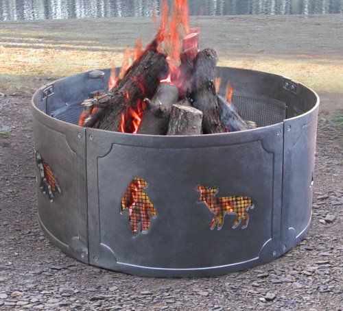 Landmann USA 28326 Big Sky Fire Ring, Wildlife