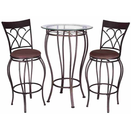 Galaxy 3-pc. Bistro Set - Bronze