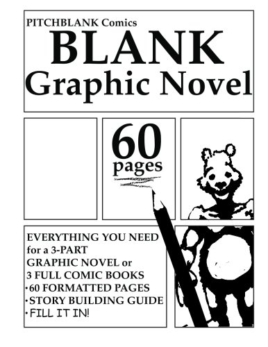 Blank Graphic Novel: 60 Formatted Pages Plus Guide