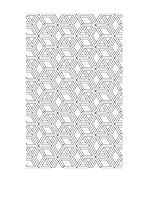 Huella deco Felpudo de Vinilo (Blanco)