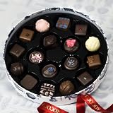 Rococo Round Box no. 1 with mixed chocolates