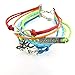 Doinshop Handmade DIY Charm Adjustable Bracelet Multilayer Bracelet Wristband Cuff Jewelry