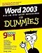 Books : Word 2003 All-In-One Desk Reference For Dummies