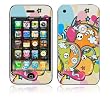 Splashing Skulls Decorative Skin Cover Decal Sticker for Apple 2G iPhone (1st Gen)