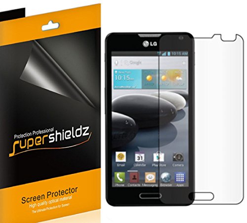 [6-Pack] SUPERSHIELDZ- Anti-Glare & Anti-Fingerprint (Matte) Screen Protector Shield For LG Optimus F6 + Lifetime Replacements Warranty [6-PACK] - Retail Packaging