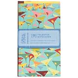 Iota Martini Foldover notecards, set of 9 cards with 9 assorted envelopes (Pack of 2)