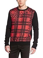 Just Cavalli Jersey (Negro / Rojo)