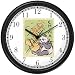 China Giant Panda or Panda Bear Animal Wall Clock by WatchBuddy Timepieces (Black Frame)