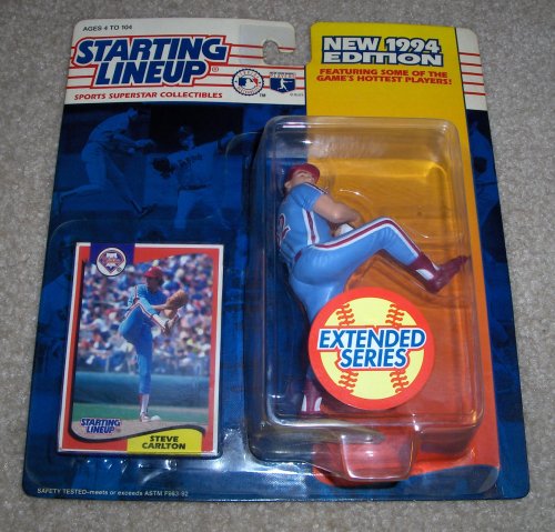 Childrens Toyshop  Toys : 1994 Steve Carlton MLB Extended Series Starting Lineup