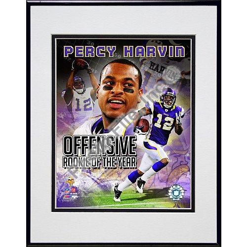Photo File Minnesota Vikings Percy Harvin Framed Photo
