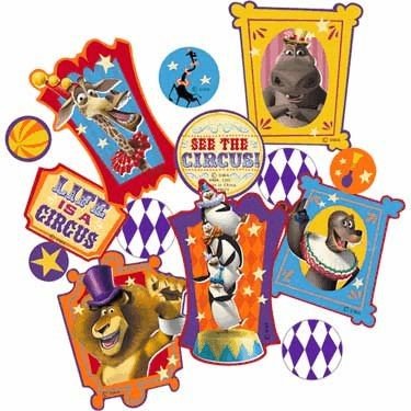 Madagascar '3' Confetti (1 bag)