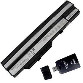 5200mAh 6 Cells Replacement MSI Wind U90 U90X U100 4211 series laptop battery fits BTY-S11... by Brainydeal