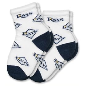 Click here to buy Tampa Bay Rays Kid's Infant Socks (2 Pack).