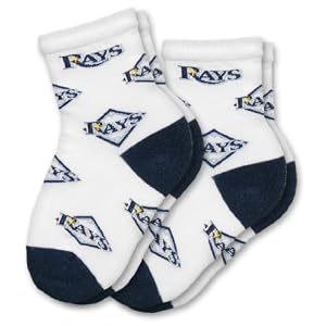 Tampa Bay Rays Kid's Infant Socks (2 Pack) by 