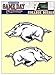 NCAA Arkansas Razorbacks Window Decal/Stickers
