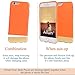 iPhone 6 Case,iPhone 6S Case,by Ailun[Vigorous Series] Protective Soft-Inner Anti-Scratch Aesthetical Finished Base with Vibrant Trendy Color Slider Style Hard Case-Siania Retail Package[Orange]