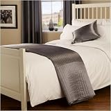 Passion Faux Silk Runner in Silver