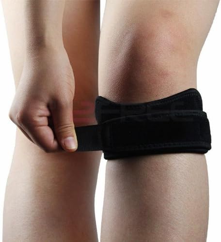 Knee Patella Tendon Cap Elastic Compression Support Strap Wrap Brace Pain Relief