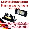 LED Kennzeichenbeleuchtung f�r BMW 1er, 3er, 5er E39 E60 E61 E70 E71 E90 E91 E92 E93 - 112051