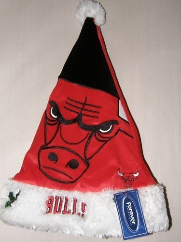 Chicago Bulls 2011 Colorblock Runoff Plush Santa Hat