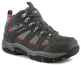 Womens Grey Karrimor Waterproof Walking Boots - Dark Grey/Cochineal - UK 6