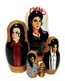 GreatRussianGifts Michael Jackson nesting doll (5-pc) 4H