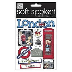 Soft Spoken Themed Embellishments - London Kids ss-865