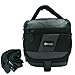 Synergy Coolpix P510-SDC-27 Case For Nikon Coolpix P510 Digital Camera / Camcorder With Carry Handle and Adjustable Shoulder Strap - Black / Grey  : image