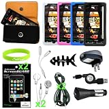 CrazyOnDigital 17 items Cases Charger Screen Protector For Motorola Droid X2 MB870 . CrazyOnDigital Retail Pacakge