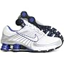 Women Nike Shox Turbo+ 8 White / Metallic Silver / Concord Grape 344948-113