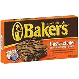 Baker's Unsweetened Chocolate, 8-Ounce Boxes (Pack of 4)