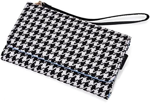 Kroo® Houndstooth Cell Phone Clutch Universal Fit for HTC myTouch 4G (T-Mobile) Multiple Colors Available