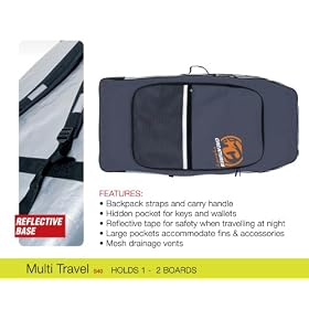 Creatures of Leisure Multi Travel Bodyboard Bag - Holds 2 Boards