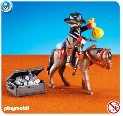 Playmobil 7458 Bandit with Horse