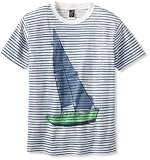 Charlie Rocket Boys 8-20 Sailboat Stripe T