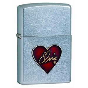 Zippo Elvis Heart Emblem Street Chr