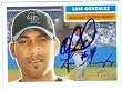 Luis Gonzalez autographed Baseball Card (Colorado Rockies) 2005 Topps Heritage #263