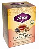 Yogi Mayan Cocoa Spice, Herbal Tea Supplement, 16-Count Tea Bags (Pack of 6)