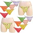 Ladies 7 Or 14 Pack Cut Out Heart Embroidered Thong Underwear By Sweet Intimates
