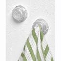 Adhesive Towel Grabber set of 2 (Clear) (1"H x 2.25"W x 1.5"D)