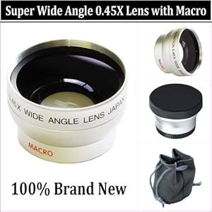 WIDE ANGLE MACRO LENS for the Sony Dcr-dvd650 Dvd850 Dvd910 Dvd610 Dvd710 Dvd810