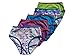 Trimfit Girls' 100% Cotton Tagless Colorful Assorted Panties 10-Pack