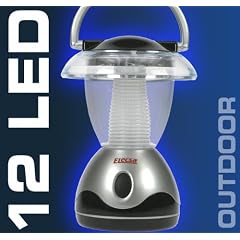 12 LED Camping Laterne Lampe Leuchte Taschenlampe Modell ELECSA 1512