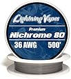 Genuine Lightning Vapes &reg; 36 AWG Nichrome 80 Wire 25' 50' 100' 250' 500' 1000' (500')